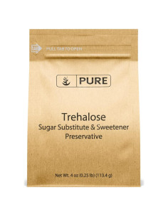 Trehalosa 113.4 g - Endulzante Natural Sin Azúcar - Ingredientes Originales Puros