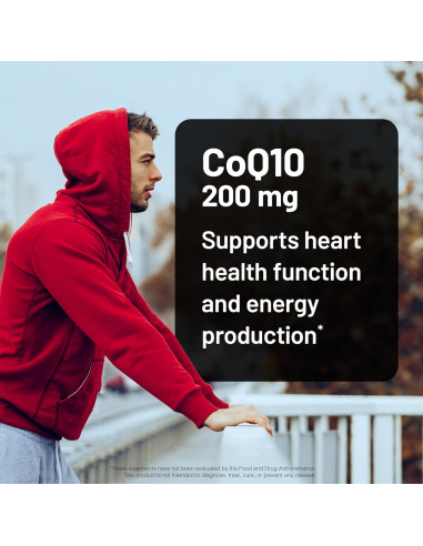 NatureWise CoQ10 200mg Softgels - Suplemento Vegano Antioxidante