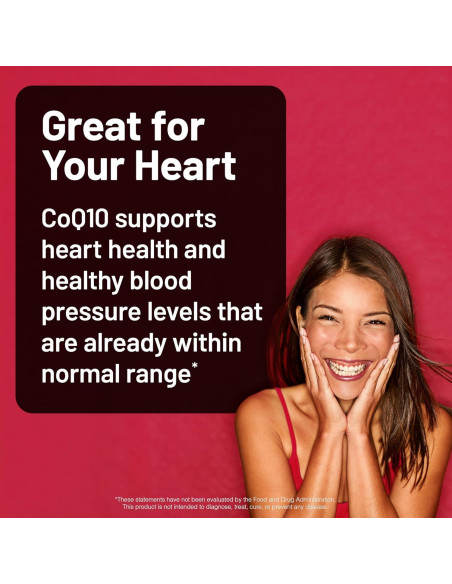 NatureWise CoQ10 200mg Softgels - Suplemento Vegano Antioxidante