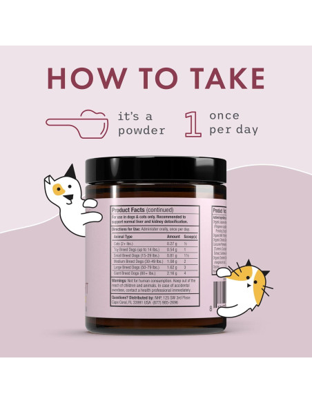 Suplemento Detox Bark & Whiskers 51g - Salud Hepática y Renal