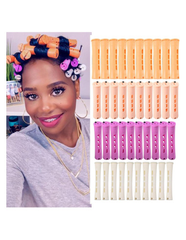 Juego de 40 Varillas de Permanentes para Cabello Natural - Alimiriam