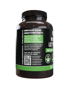 Cápsulas de Lechuga Silvestre 365 - Ingredientes Originales Puros 2