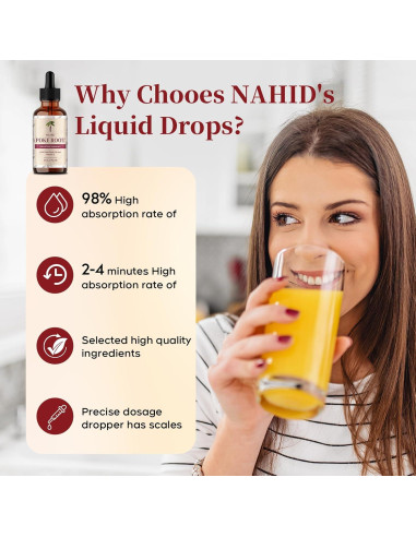 Suplemento Inmunológico Vegano Nahid | Extracto Raíz Poke 60 ml