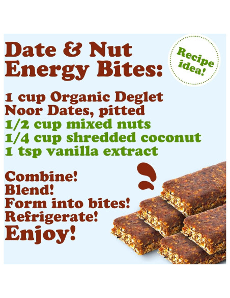 Dátiles Deglet Noor Orgánicos Food to Live 1.81 kg Sin Hueso