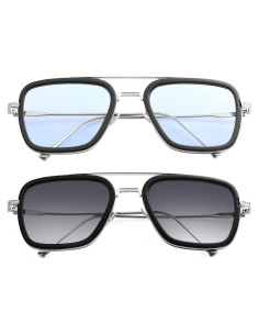 Gafas de sol AIEYEZO Tony Stark Cuadradas UV 100%