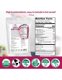 Mezcla de Bayas Super 8 Z Natural Foods 198 g Orgánica 2