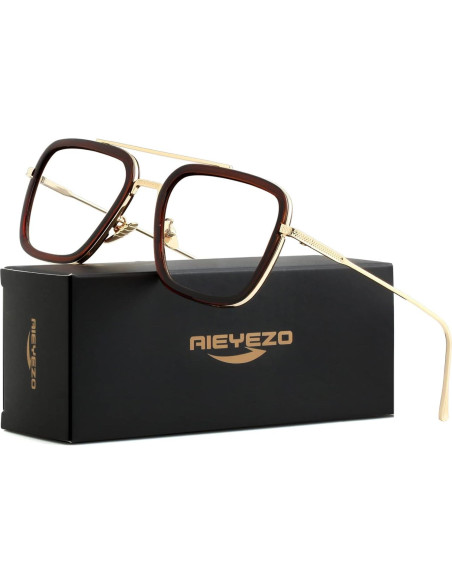Gafas de sol AIEYEZO Tony Stark Cuadradas UV 100%