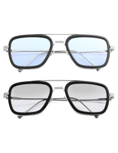 Gafas de Sol AIEYEZO Cuadradas Tony Stark UV 100%