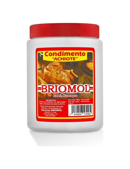 Achiote Briomol Nicaraguense 500g - Sabor Intenso y Suave
