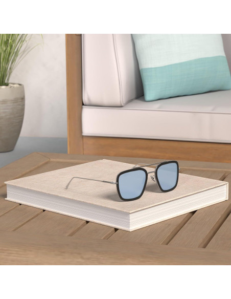 Gafas de sol AIEYEZO Tony Stark Cuadradas UV 100%