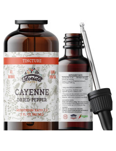 Extracto de Tintura de Cayena Orgánica Florida Herbs 59 ml