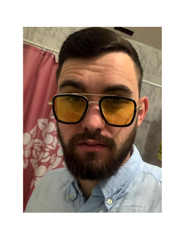 Gafas de sol AIEYEZO Tony Stark Cuadradas UV 100% - Unisex