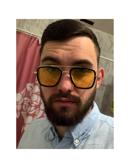 Gafas de sol AIEYEZO Tony Stark Cuadradas UV 100% - Unisex