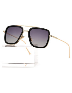 Gafas de sol AIEYEZO Tony Stark Cuadradas UV 100%