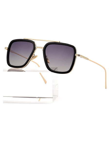 Gafas de sol AIEYEZO Tony Stark Cuadradas UV 100%