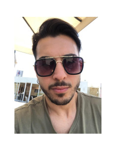 Gafas de sol AIEYEZO Tony Stark Cuadradas UV 100% 2