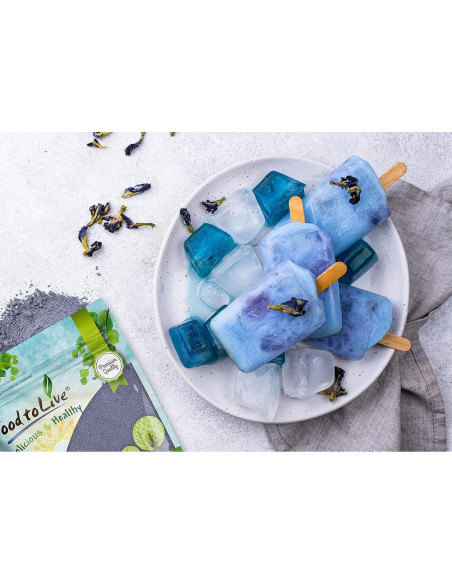 Polvo de Flor de Guisante Mariposa Food to Live 113.4g Vegano