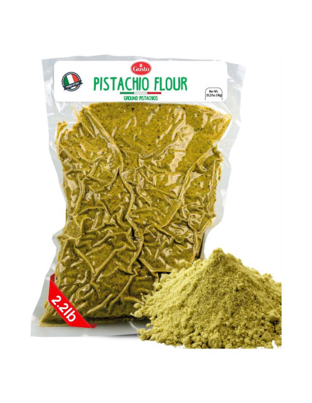 Harina de Pistacho Gusto ETNA 1 kg Sin Gluten Vegana Italia