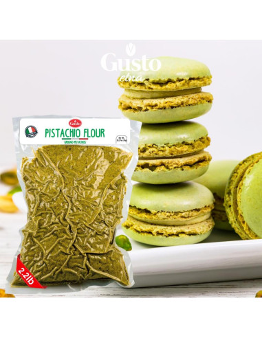 Harina de Pistacho Gusto ETNA 1 kg Sin Gluten Vegana Italia