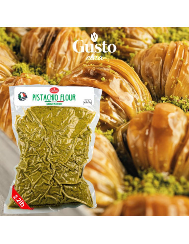 Harina de Pistacho Gusto ETNA 1 kg Sin Gluten Vegana Italia
