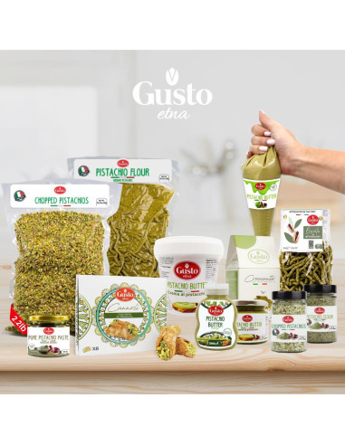 Harina de Pistacho Gusto ETNA 1 kg Sin Gluten Vegana Italia