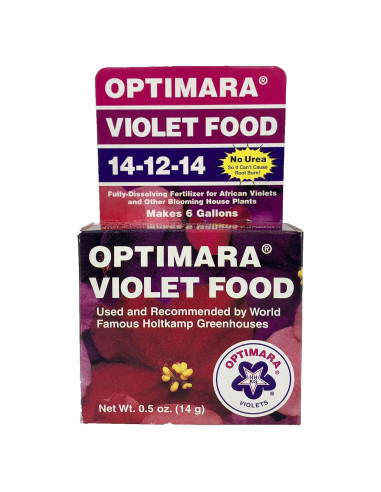 Fertilizante Líquido para Violetas Optimara 14-12-14 6 Bolsas