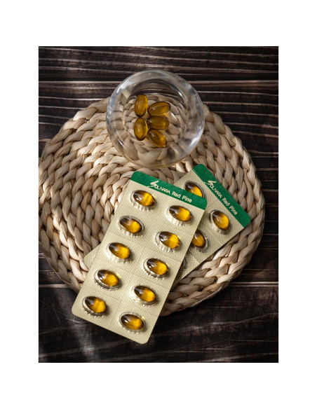 Aceite de Aguja de Pino Solnara 60 Cápsulas - Pino Rojo Coreano