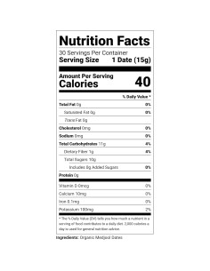 Dátiles Medjool Orgánicos Terrasoul 454g - Suave y Dulce 2