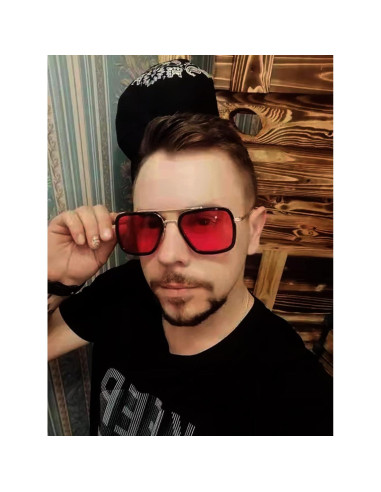 Gafas de sol AIEYEZO Tony Stark Cuadradas UV 100%