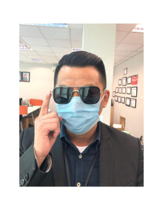 Gafas de sol AIEYEZO Tony Stark Cuadradas UV 100% - Unisex 2