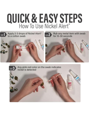 Kit de Prueba de Níquel NoNickel - 2 Soluciones de 14.17 ml