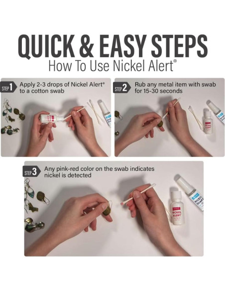 Kit de Prueba de Níquel NoNickel - 2 Soluciones de 14.17 ml