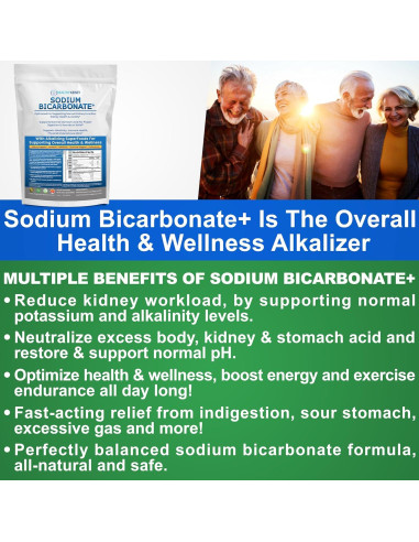 Suplemento Alcalino Bicarbonato de Sodio Orgánico 0.91 kg