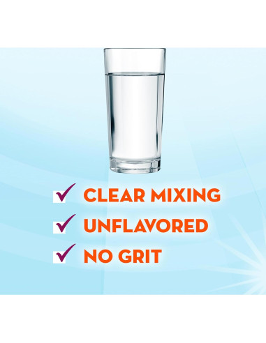 Suplemento de fibra Metamucil 408g - Mezcla clara sin sabor