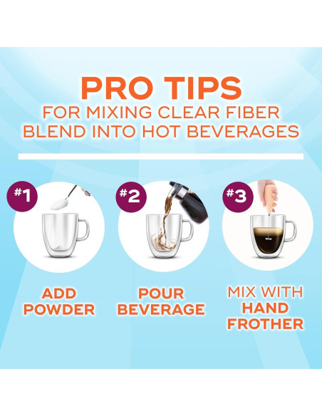 Suplemento de fibra Metamucil 408g - Mezcla clara sin sabor