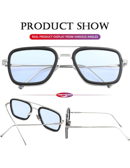 Gafas de sol AIEYEZO Tony Stark Cuadradas UV 100%
