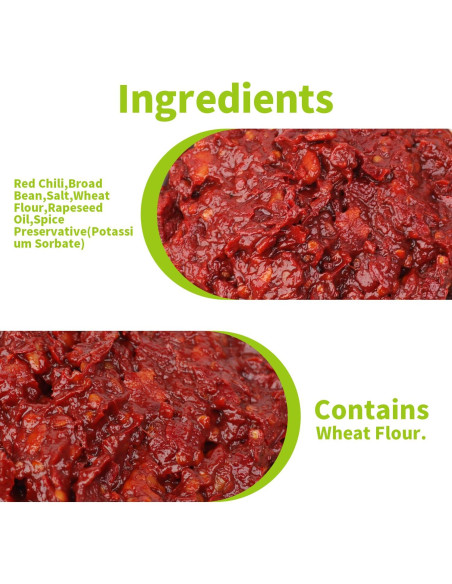 Pasta de Frijol Ancho con Aceite de Chile Rojo Pixian 500g