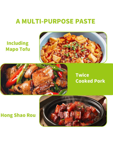 Pasta de Frijol Ancho con Aceite de Chile Rojo Pixian 500g