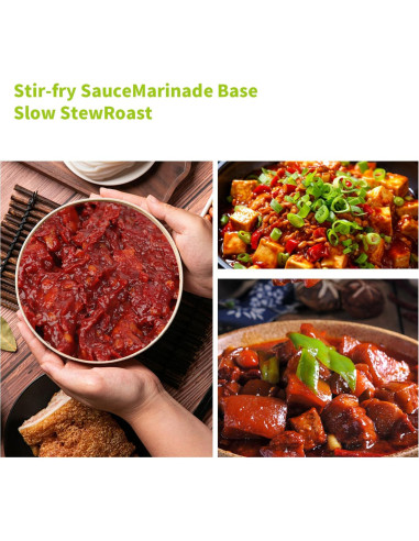 Pasta de Frijol Ancho con Aceite de Chile Rojo Pixian 500g