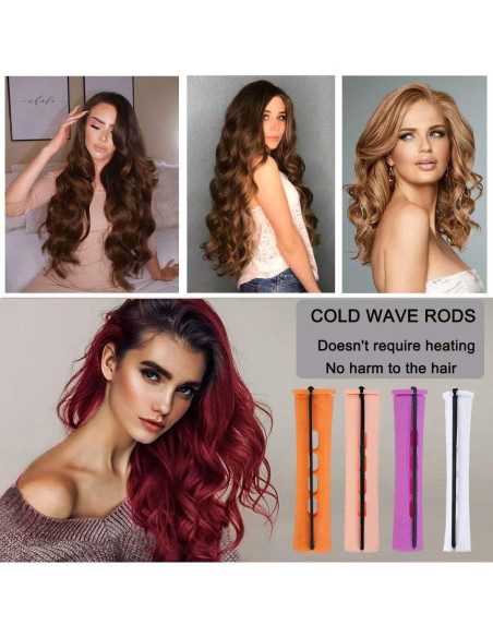 Juego de 40 Varillas de Permanentes para Cabello Natural - Alimiriam