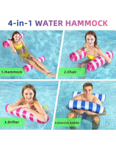 Flotadores de Piscina JUXIAO 5 Piezas XL Multiusos PVC 2