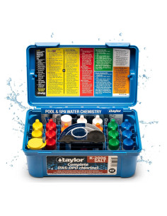 Kit de Pruebas para Piscinas y Spas Taylor K-2006-SALT 9-en-1