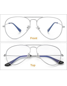 Gafas Aviador Gleyemor GL5020 Anti Luz Azul Unisex 2