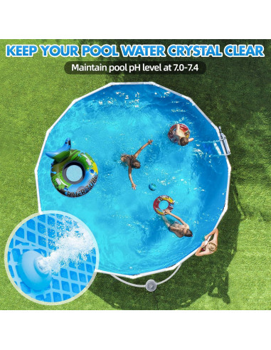 Filtro de Bomba de Piscina KimFilter 800 GPH 3028 L/h Gris