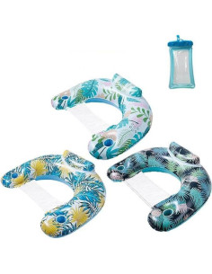 Paquete de 3 Flotadores Inflables Lluvia Auspiciosa con Portavasos 2