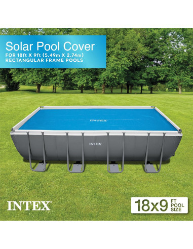 Cubierta Solar Intex 549x274 cm para Piscinas Rectangulares