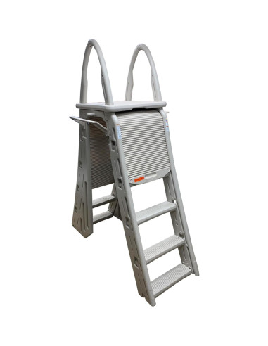 Escalera de Seguridad Ajustable Confer Plastics 7200 Gris 48-56"