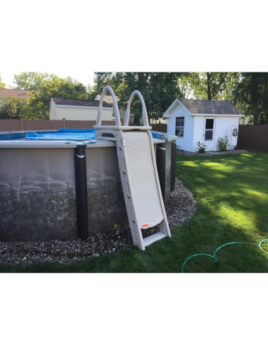 Escalera de Seguridad Ajustable Confer Plastics 7200 Gris 48-56"