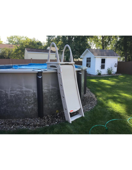 Escalera de Seguridad Ajustable Confer Plastics 7200 Gris 48-56"