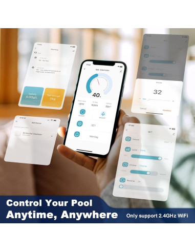 Clorador de Piscina de Agua Salada Rinoson 49,210L WiFi